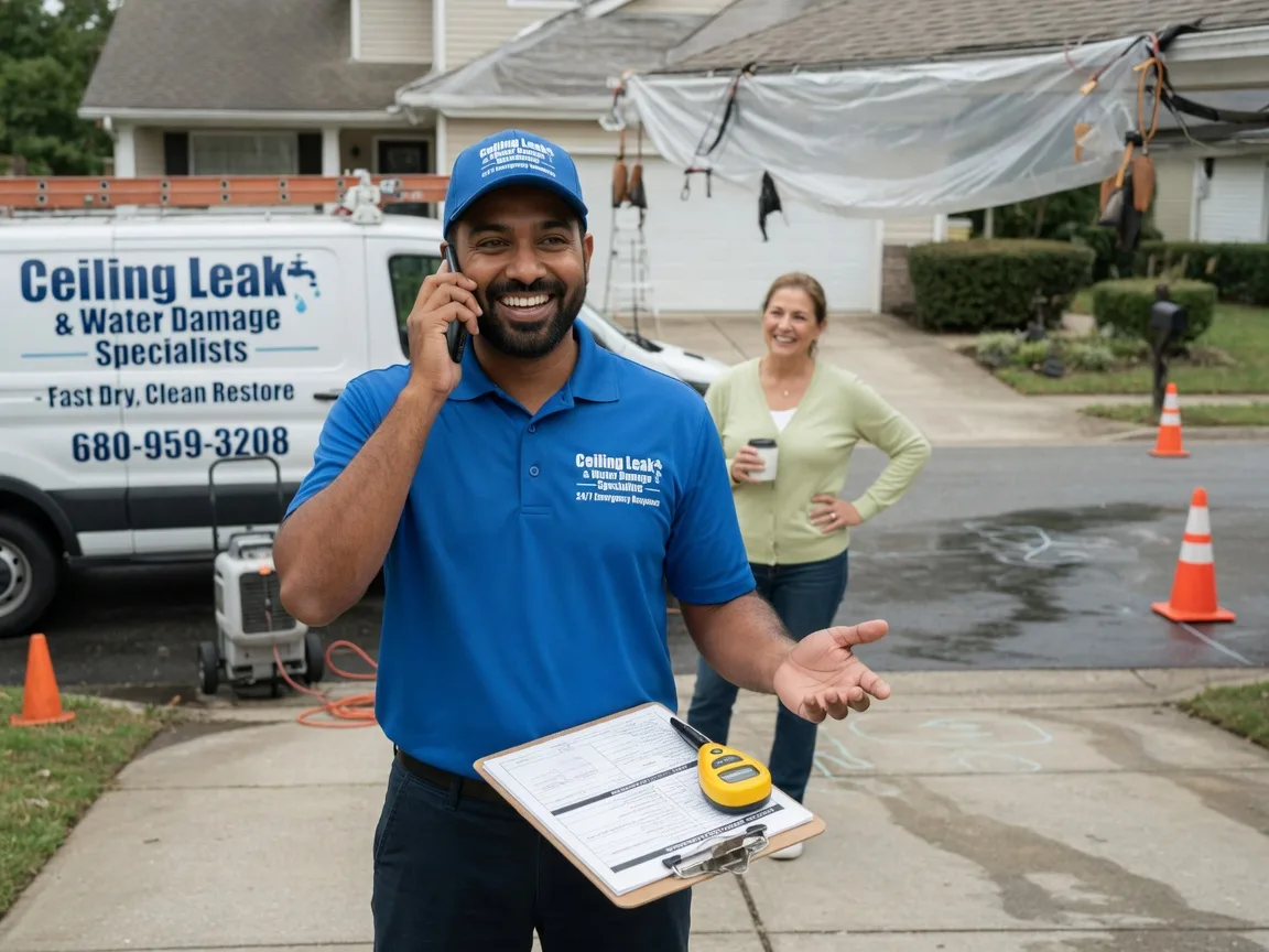 Ceiling Leak Cleanup Gibsland, LA FAQs